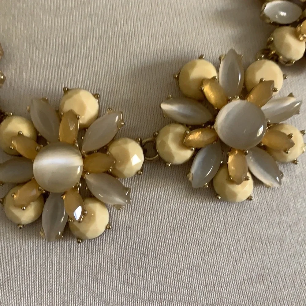 Two Banana Republics statement Necklaces
